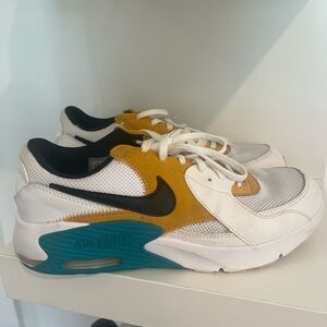 Nike Air Max Youth Size 6 Gold and Blue